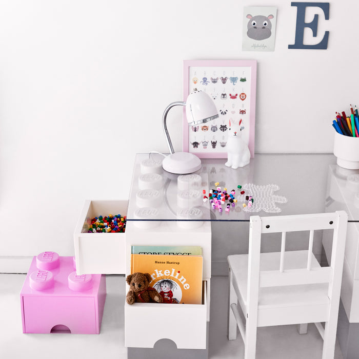 LEGO® Brick 4 Opbergbox Met Lade - Roze