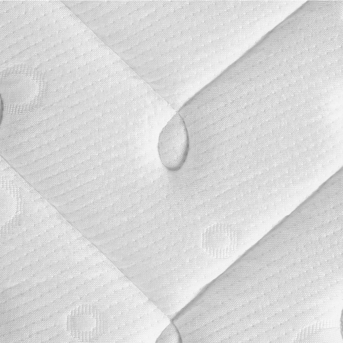 Beliani - GLORY - Matras - Wit - 180 x 200 cm - Polyester