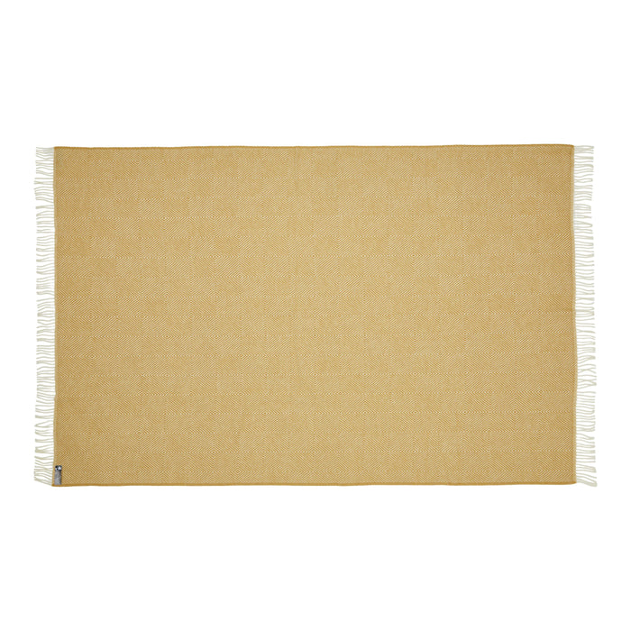 Silkeborg Fanø plaid - 240 x 140 cm - Sunflower Yellow