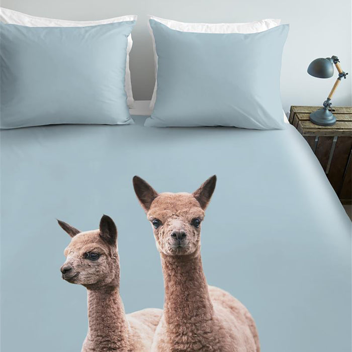 Ambiante Inca Dekbedovertrek 140 x 200/220 cm - Blauw