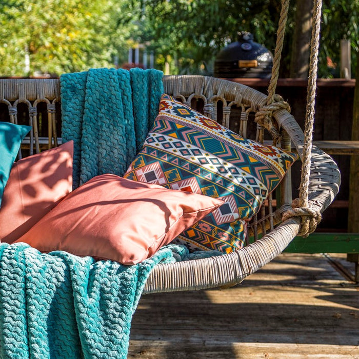 Dutch Decor buitenkussen SANSSARI - 45x45 cm Sagebrush Green