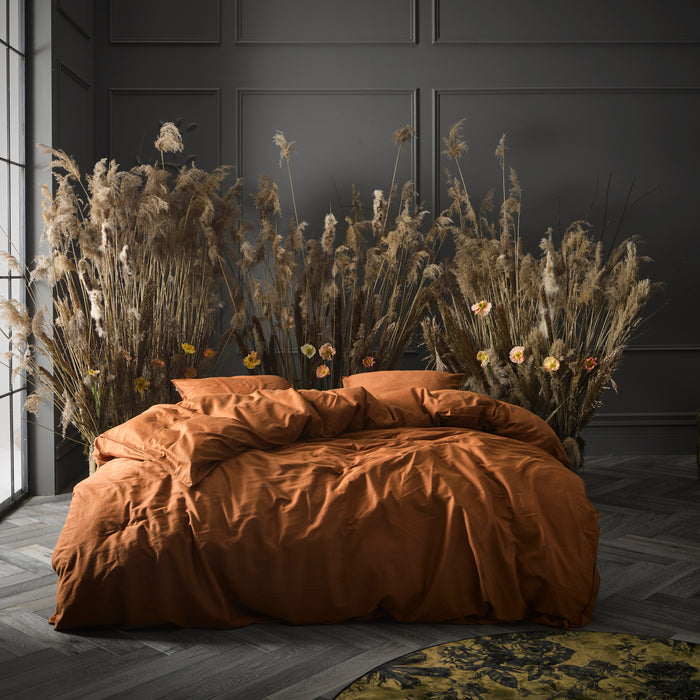 Essenza Minte Dekbedovertrek 240 x 220 cm - Leather Brown