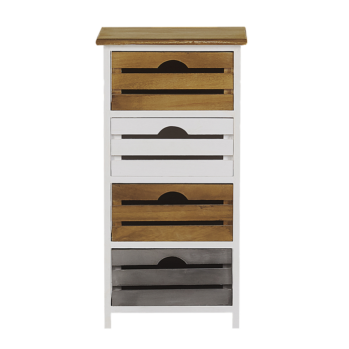 Beliani ZELA Ladekast Lichte houtkleur