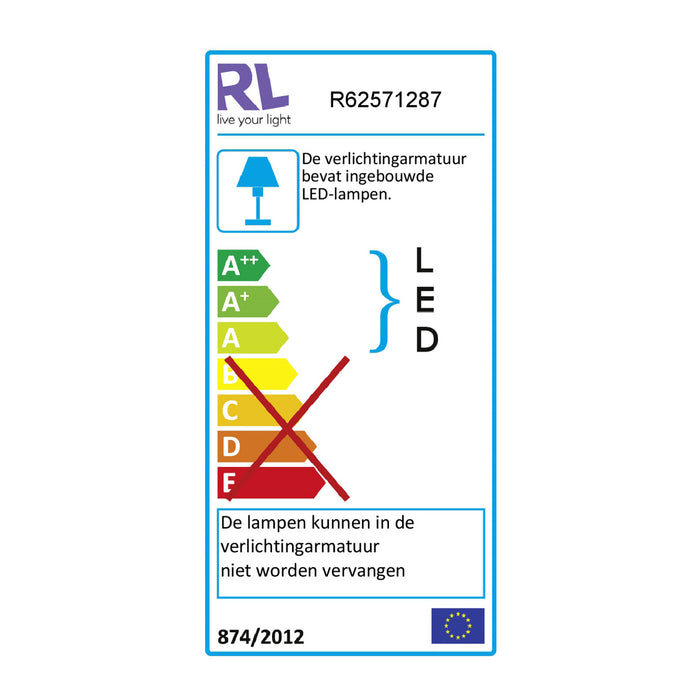 TRIO Reality Alcor Plafondlamp met bewegingssensor