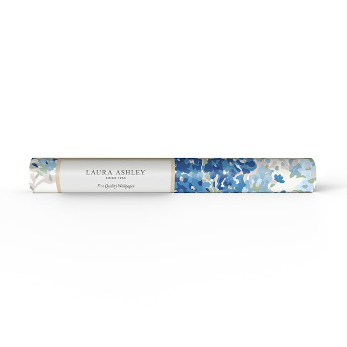 Laura Ashley Stocks Behang - Bloemen - 10mx52cm - Blauw