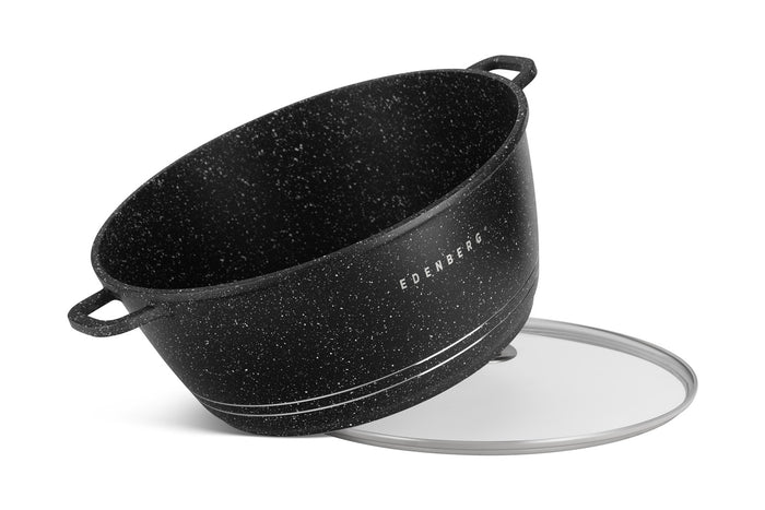Edenberg Stonetec Line - 10-delige Luxe Pannenset van Gesmeed