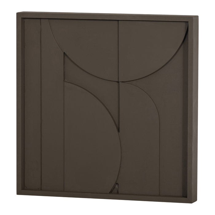 WOOOD Kaya Schilderij Espresso 60 x 60 cm