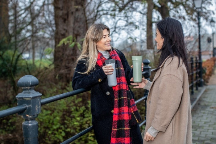 Koziol - Waterfles, 0.7 L, Organic Groen - Koziol | Safe To Go XL