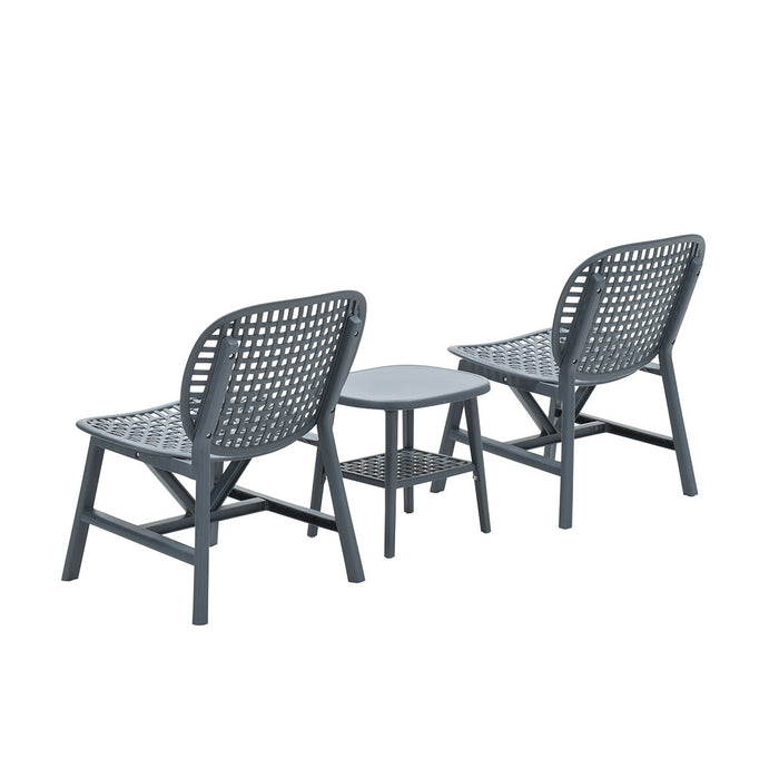 Garden Impressions Fien balkonset 3-delig - donker grijs