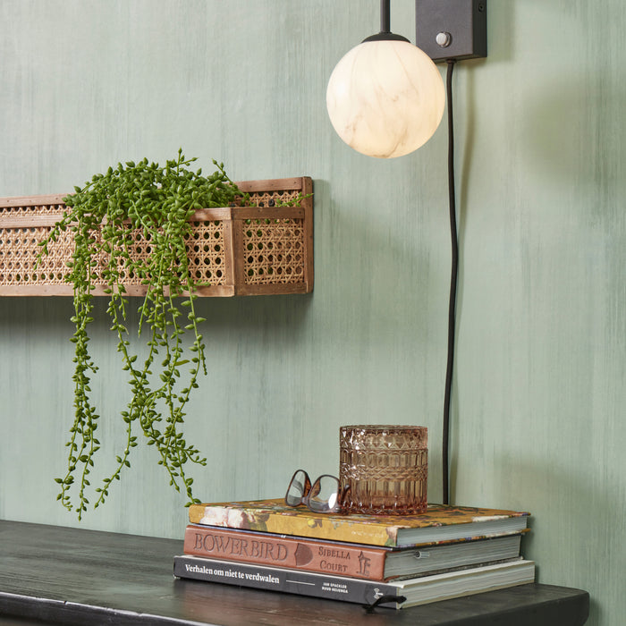 It's about RoMi Carrara Wandlamp - Zwart