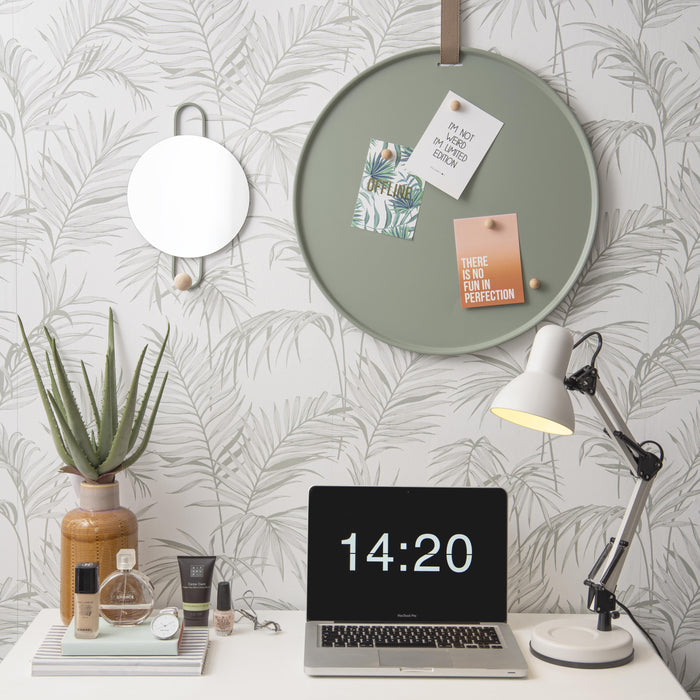 present time Perky Memo-/magneetbord Ø 50 cm - Groen vergrijsd