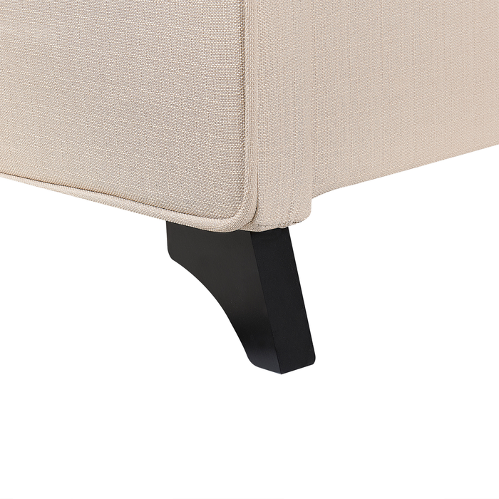 Beliani-AMBASSADOR-Eenpersoonsbed-Donkerhout-90 x 200 cm-Polyester