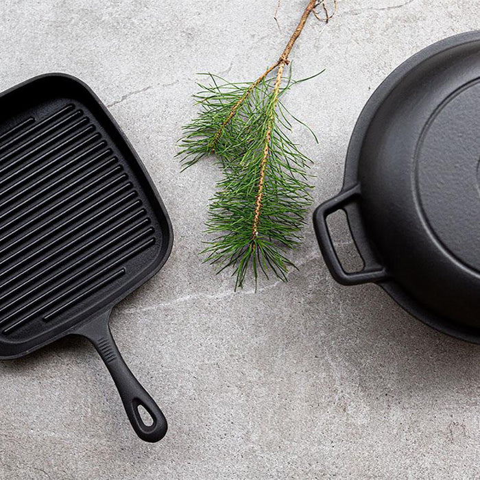 Daumonet Auguste Noir - Gietijzeren Grillpan