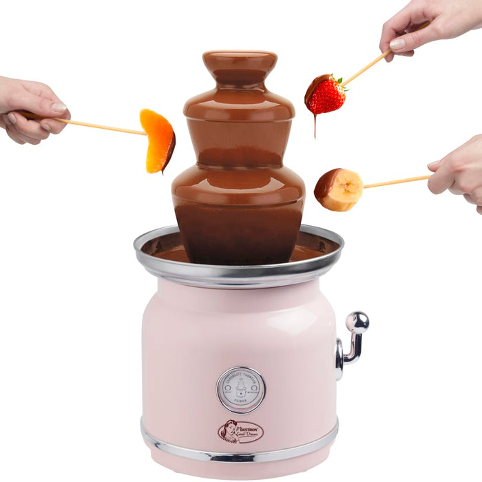 Bestron Chocoladefontein ACF700P roze