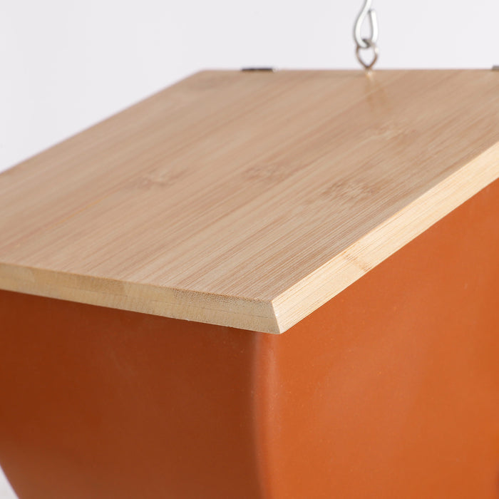 Mica Decorations Orion Vogelhuis - L29 x B18,5 x H20 cm - Bruin