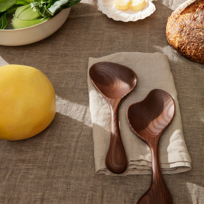 Ferm Living Os Saladebestek - Dark Brown