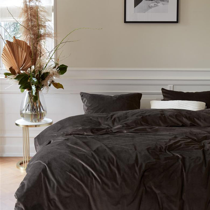 Rivièra Maison Estate Dekbedovertrek 140 x 200/220 cm - Bruin