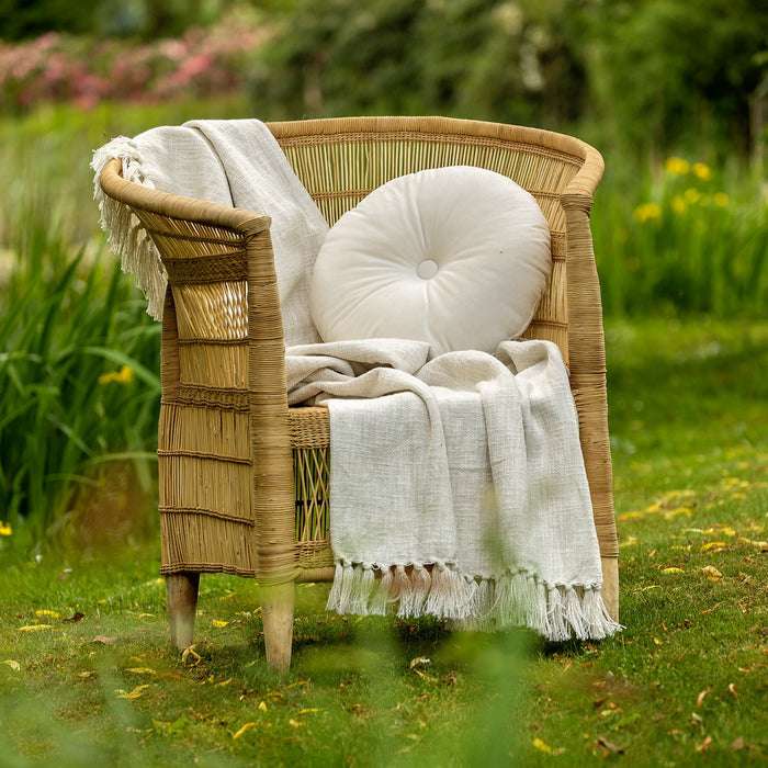 Dutch Decor sierkussen OLLY - Ø40 cm Snow White