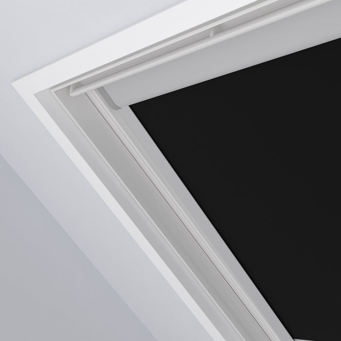 Rollit Mick Skylight Dakraam Rolgordijn - Zwart Verduisterend