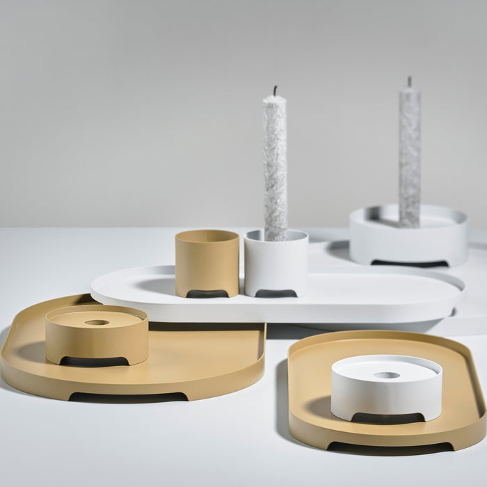 Zone Denmark Singles Kandelaar - Warm Grijs