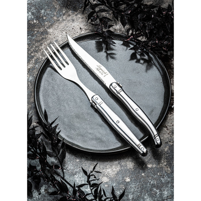 Laguiole Style de Vie Premium Line vorken 6 personen rvs