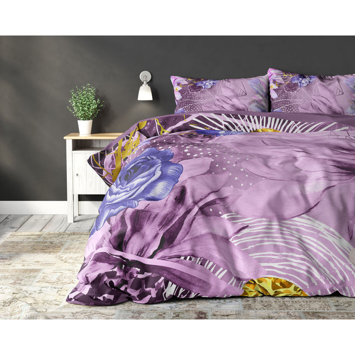 Sleeptime Dekbedovertrek Pink Flower Pink