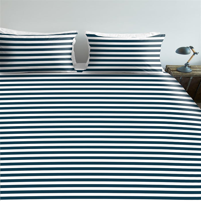 Ambiante Orsin Dekbedovertrek 200 x 200/220 cm - Donkerblauw