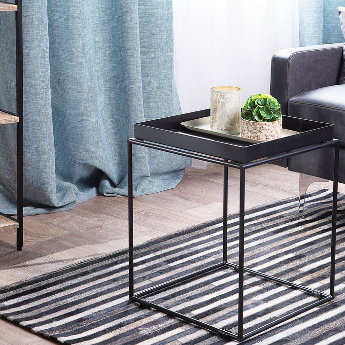 Beliani - SAXON - Salontafel - Zwart - Metaal
