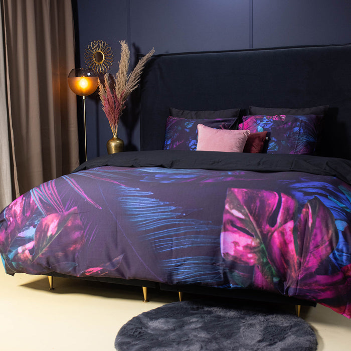 Y-NOT Vivid Jungle Style Leaves Dekbedovertrek 240 x 240 cm