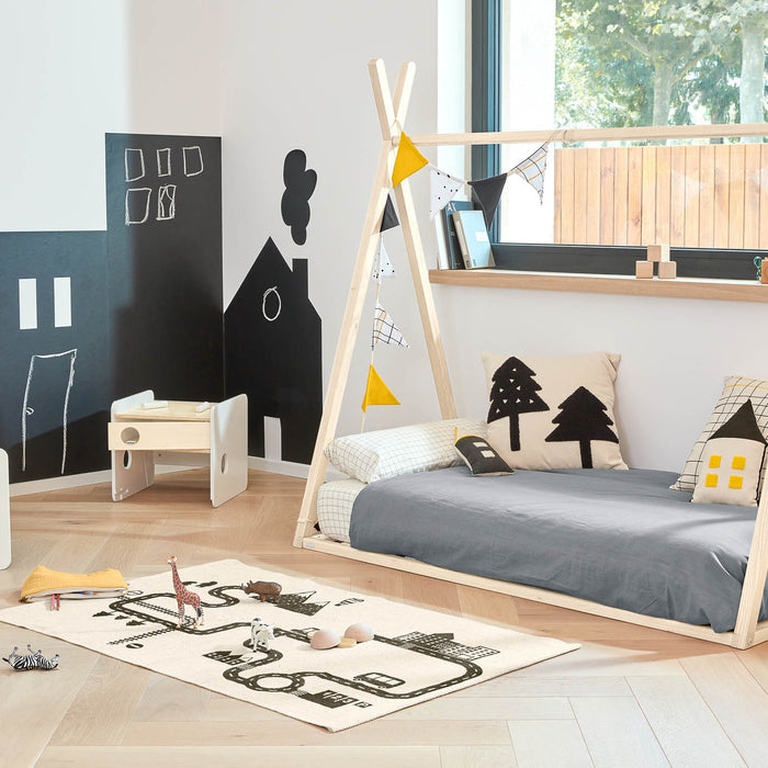 Kave Home Maralis Tipi Peuterbed 70 x 140 cm