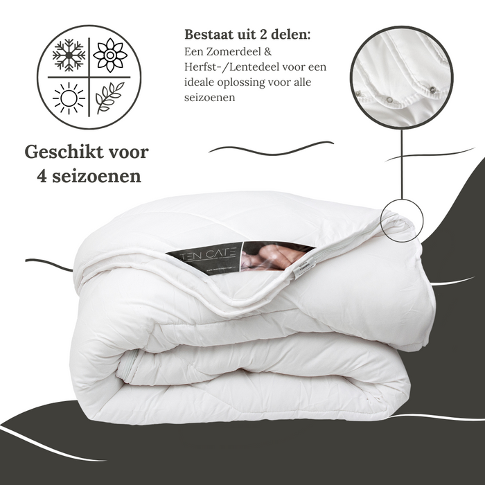 Ten Cate Synthetisch 4-Seizoenen Dekbed 200x200 cm