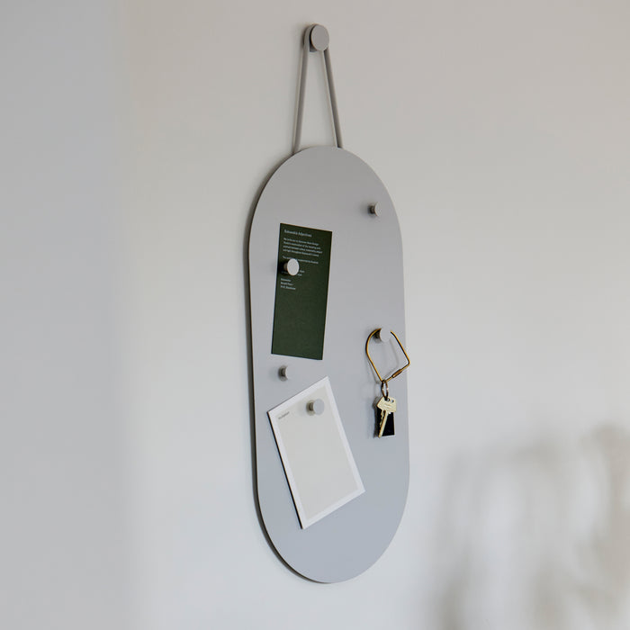 Zone Denmark A-Bulletin Magneetbord + 5 Magneten - Soft grijs