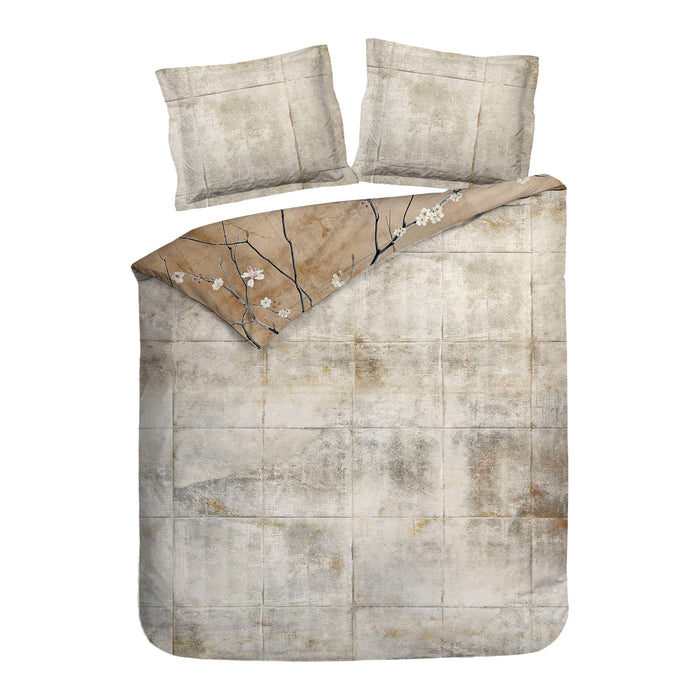 Heckett & Lane Sakura Dekbedovertrek 240 x 200/220 cm - Flowy Beige