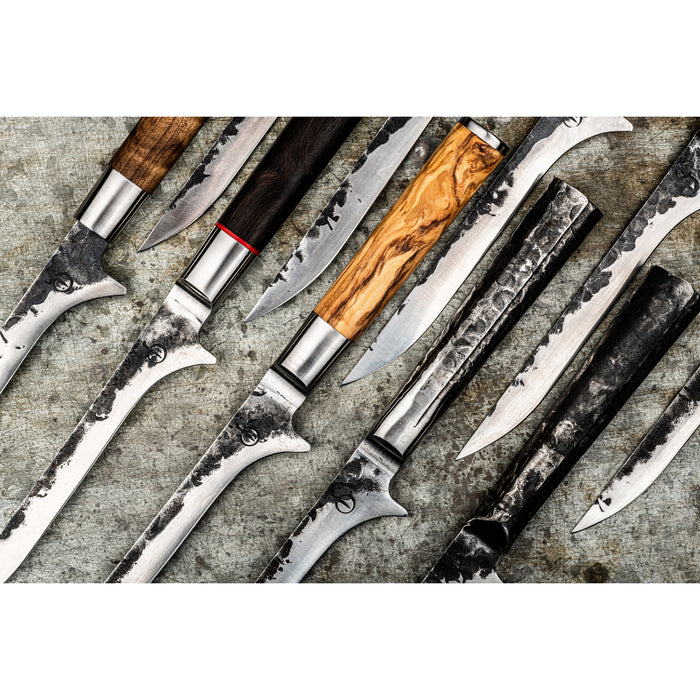 Forged Olive uitbeenmes lemmet lengte 16 cm