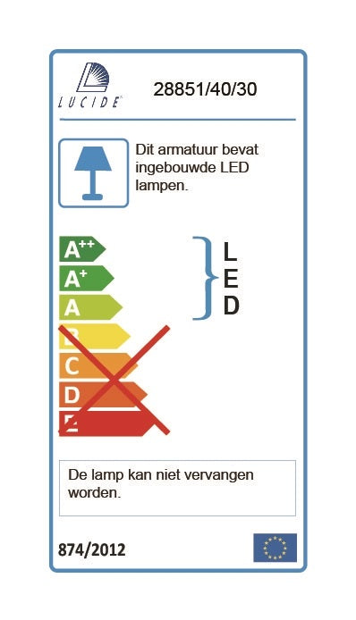 Lucide TEXAS Sokkellamp - Antraciet