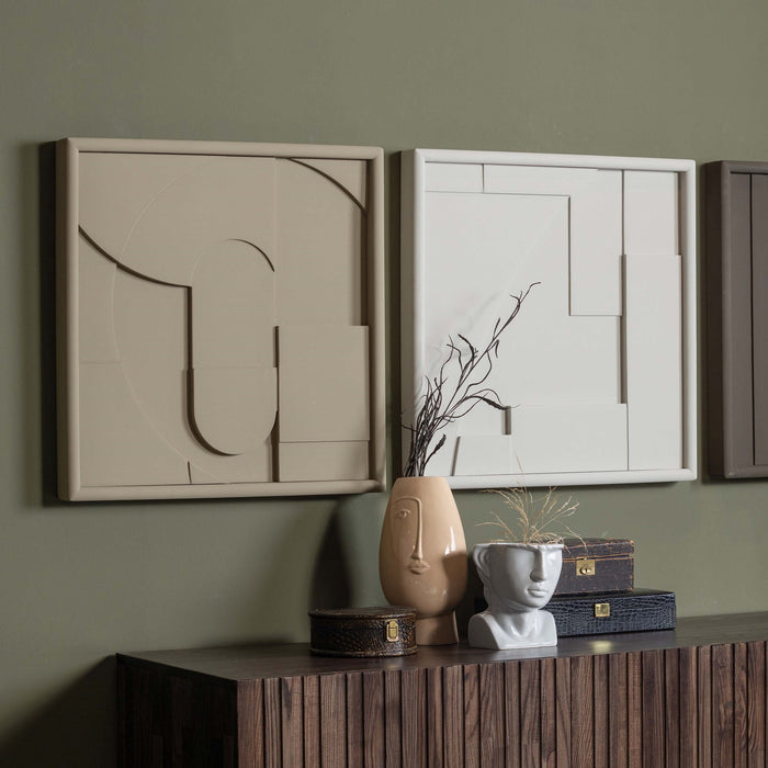 WOOOD Fiona Schilderij 60X60 - Mist