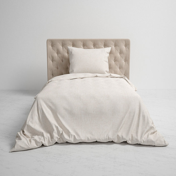 Heckett & Lane Franela Dekbedovertrek 140 x 200TC/220 cm - Light sand