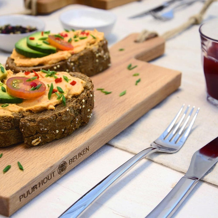 Bowls and Dishes Puur Hout Beuken Serveerplank 49 x 20 cm