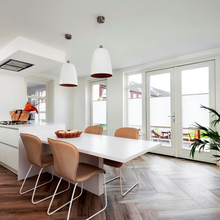 Rollit Alice Plissé Gordijn Sneeuwwit