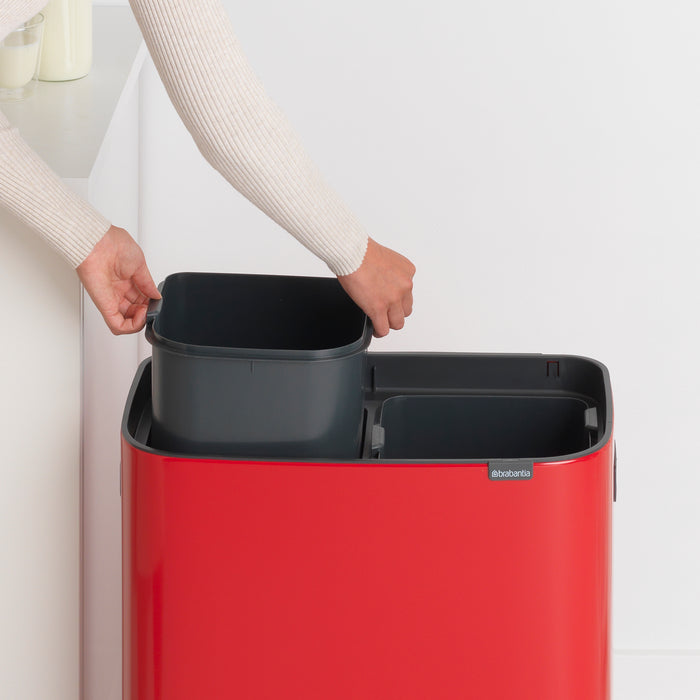 Brabantia Bo Touch Bin 60 Liter (2x30 Liter)
