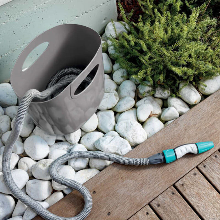 G.F. Garden - Aqua Pop Uitrekbare tuinslang - Grijs - 15 meter