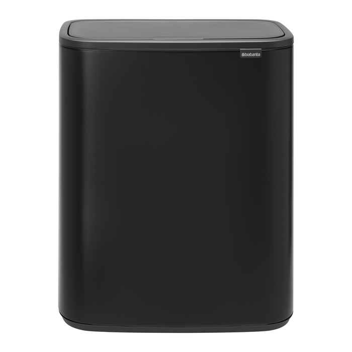 Brabantia Bo Touch Bin Afvalemmer 2 x 30 L - Zwart