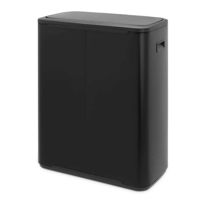 Brabantia Bo Touch Bin Afvalemmer 2 x 30 L - Zwart