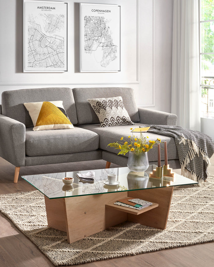 Kave Home - Rechthoekige middentafel Balwind 110 x 60 cm