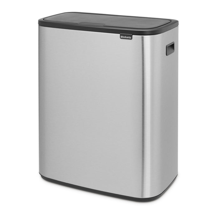 Brabantia Bo Touch Bin 2 x 30 L - Vingerafdrukvrij - Zilver