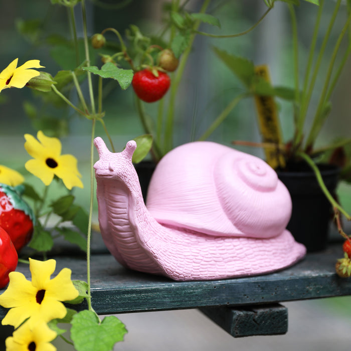&k amsterdam Snail Spaarpot - Roze