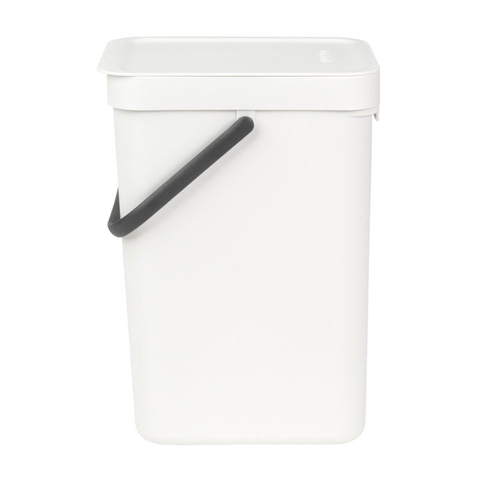 Brabantia Sort & Go Afvalemmer / Opberger 12 Liter - Wit