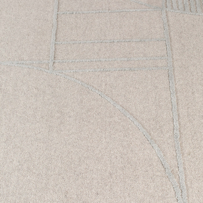 Zuiver Bliss Vloerkleed Grey/Blue