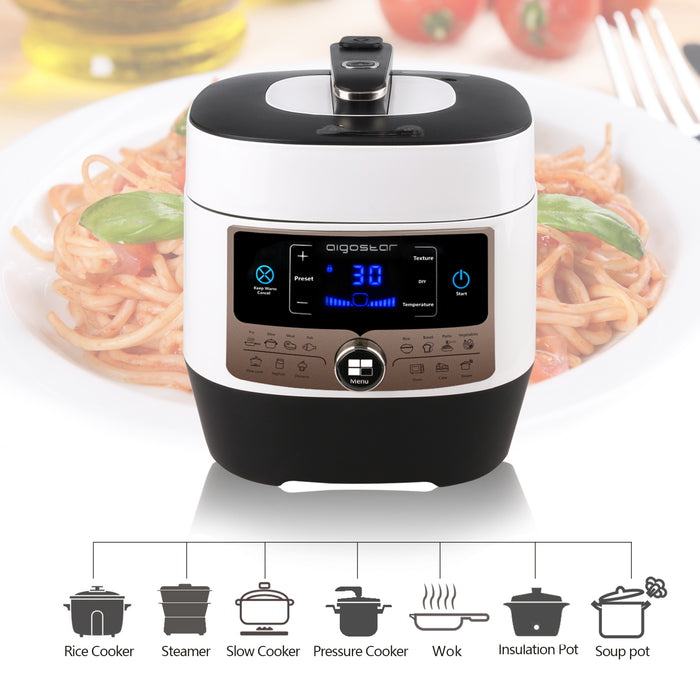 Aigostar Panda 30HGZ - Pressure Multicooker