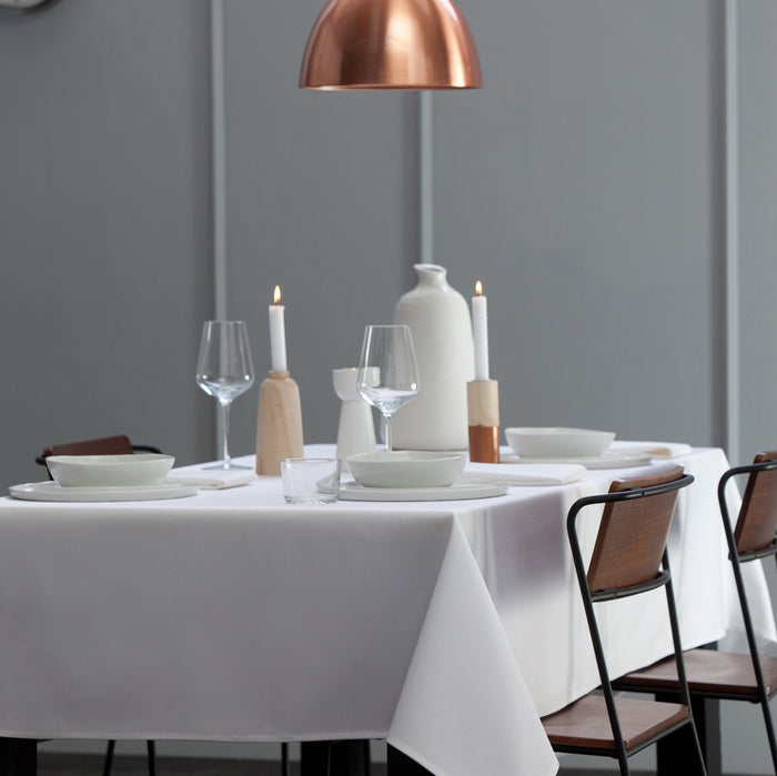 DDDDD tafellaken Latus - 150 x 150 cm - Wit